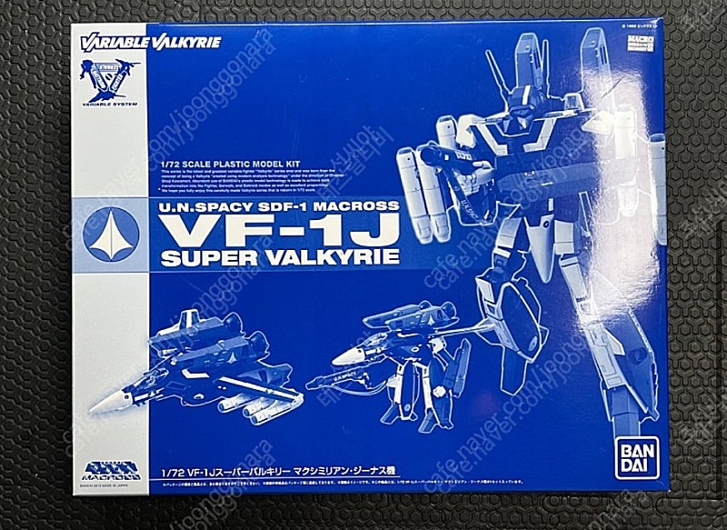 반다이 1/72 프라모델 vf-1j 슈퍼 발키리 맥스기 슈퍼파츠 포함