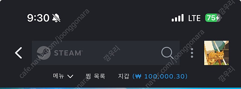 스팀월렛 10만원 80% 가격으로 팝니다