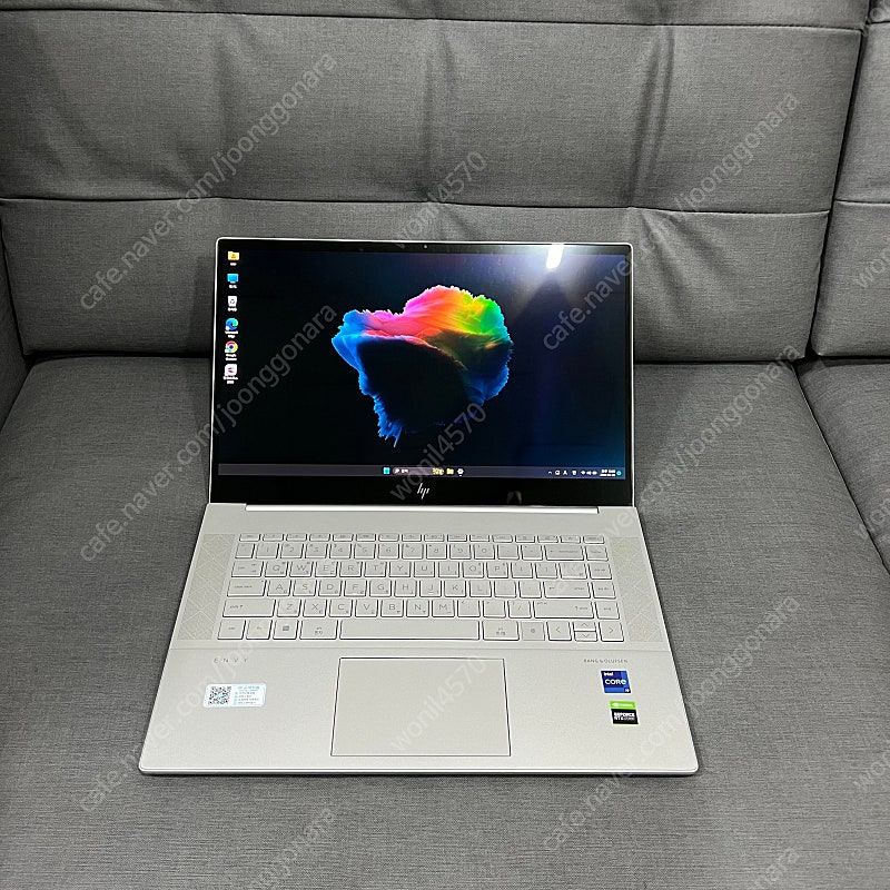 25시간 사용 HP envy 15-ep1063tx i9-11900h/32gb ram/RTX3060 6gb 고사양 노트북