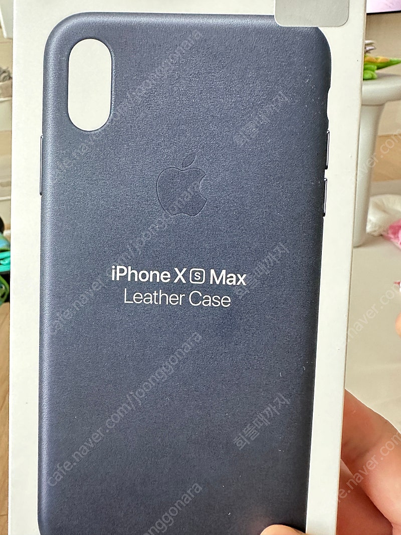 아이폰xs max 정품가죽케이스