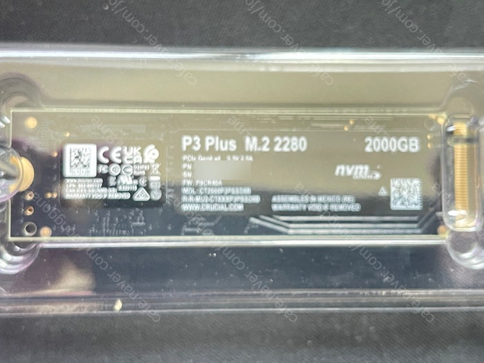 마이크론 Crucial P3플러스 2TB [미사용] 2테라 SSD