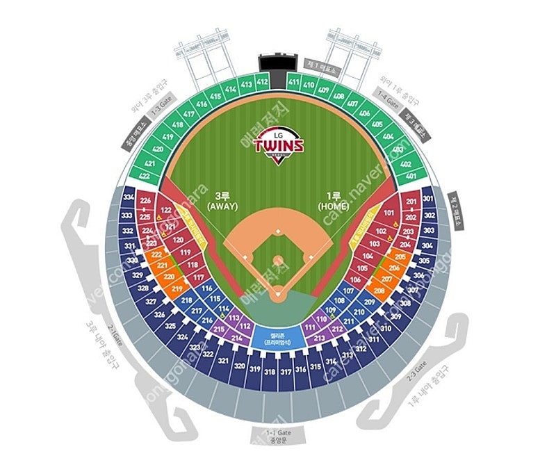 기아 vs 엘지 7/11(목) 1루 네이비석 s급시야 통로2연석 양도해요
