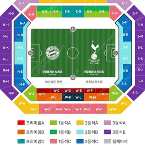 8월3일 토튼넘 대 바이에른 뮌헨 단석, 2등석 В 구합니다.