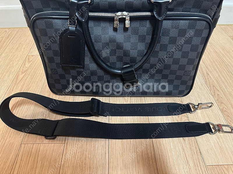 루이비통 이케어 다미에그라피트 블랙 브리프케이스 남성 ...--8