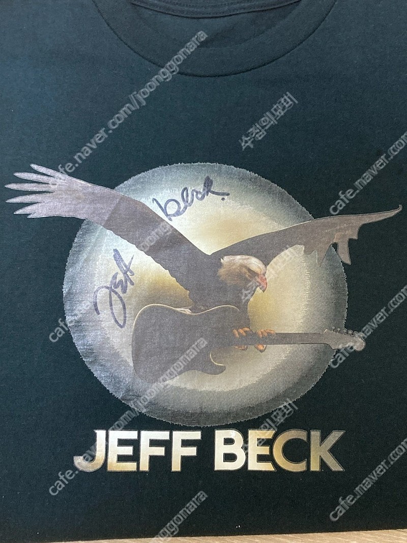 제프벡 친필 사인 싸인 공식 굿즈 티셔츠 판매