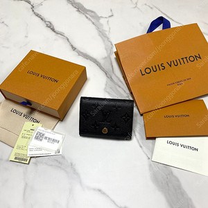 백화점구매 정품 루이비통 앙프렝뜨 비즈니스 카드지갑 풀박스