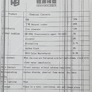 제전매트 검정색 2T