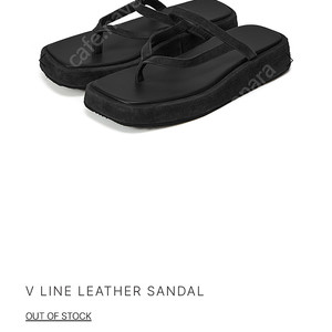 Le17septembre V LINE LEATHER SANDAL 샌달