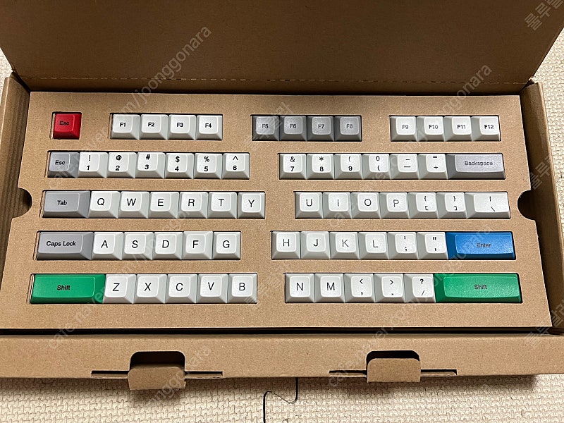 vortex race 3 색상 108키 xda pbt 키캡 새제품 판매합니다