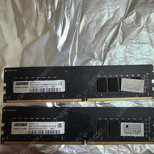 램 DDR4 4기가 2개 판매합니다