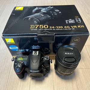 니콘 정품 D750 바디 + 24-120 VR 렌즈킷 판매합니다.