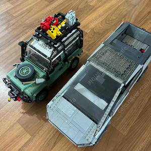 랜드로버 레고 + 메가블럭 사이버트럭 + 대형 레고 피규어 판매합니다.