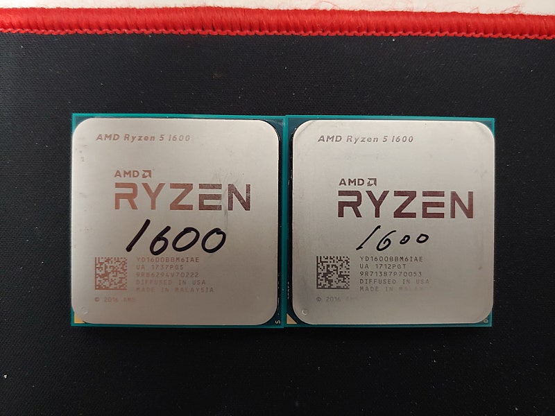 AMD 라이젠 1600, 2200G CPU 판매합니다