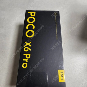 샤오미 포코 poco x6 pro 512gb+12gb 블랙 미개봉 정발판 포코폰