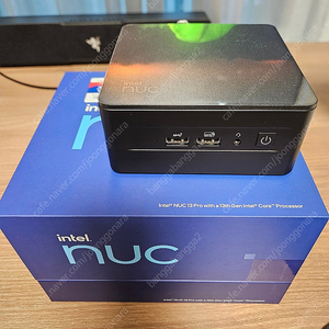 (새상품급)고성능 초미니PC 13세대 i5 NUC13ANHI5 +RAM 32G +SSD500GB(신품) ,바로사용