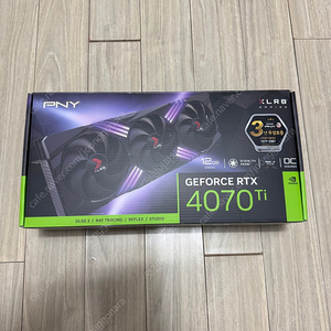 PNY XLR8 RTX 4070Ti 그래픽카드