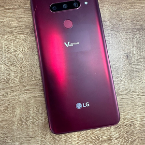 LG V40 128기가 레드 액정미세파손 기능정상 4만원 판매해요