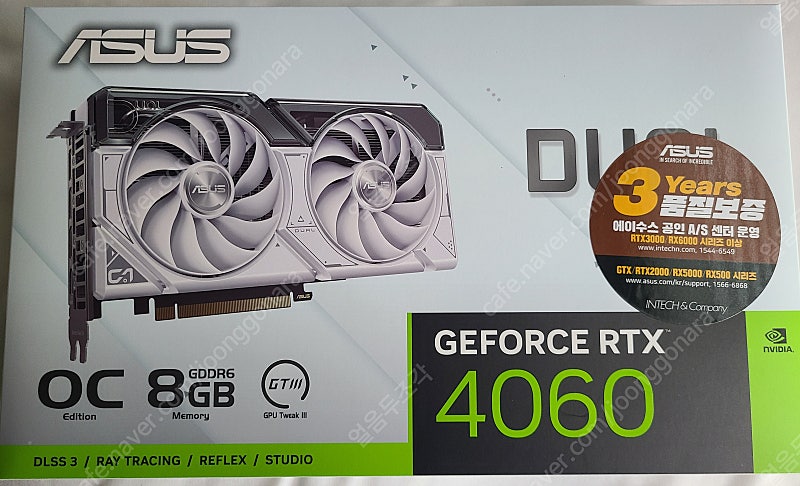 ASUS DUAL RTX4060 O8G WHITE