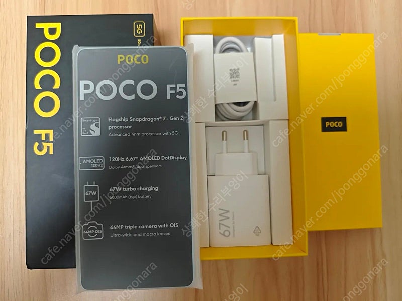 S급 포코 POCO F5 12기가 256 화이트(무료배송)