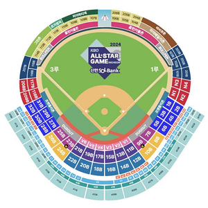 KBO 올스타전 3루 4층 지정석 2연석 (414블럭)