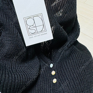 ODS 리미티드 린넨 가디건 블랙 LINEN LIMITED CARDIGAN (BLACK)