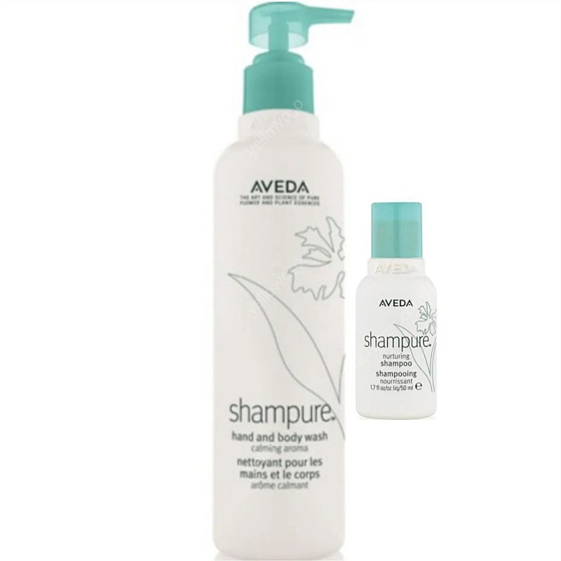 AVEDA 아베다 샴퓨어 핸드 앤 바디 워시 250ml+아베다 샴퓨어 너쳐링 샴푸 50ml 세트 미개봉 새제품 ( 아베다샴퓨어핸드앤바디워시 아베다샴퓨어너쳐링샴푸 )