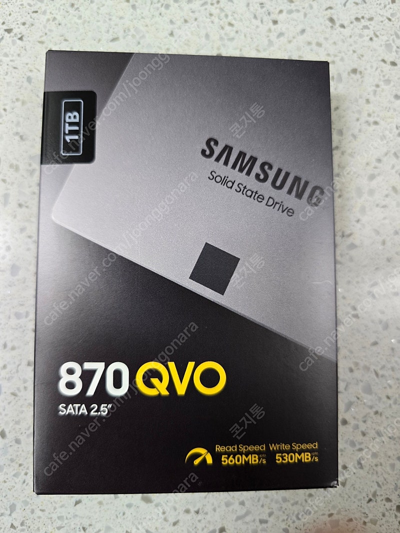 미개봉 정품 삼성전자 SSD 870QVO 1TB 팝니다