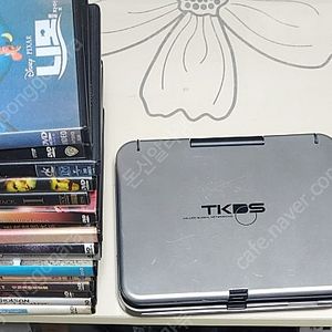 TKDS DVD 휴대용 포터블 플레이어 7300D & DVD타이틀 15개 일괄 택포