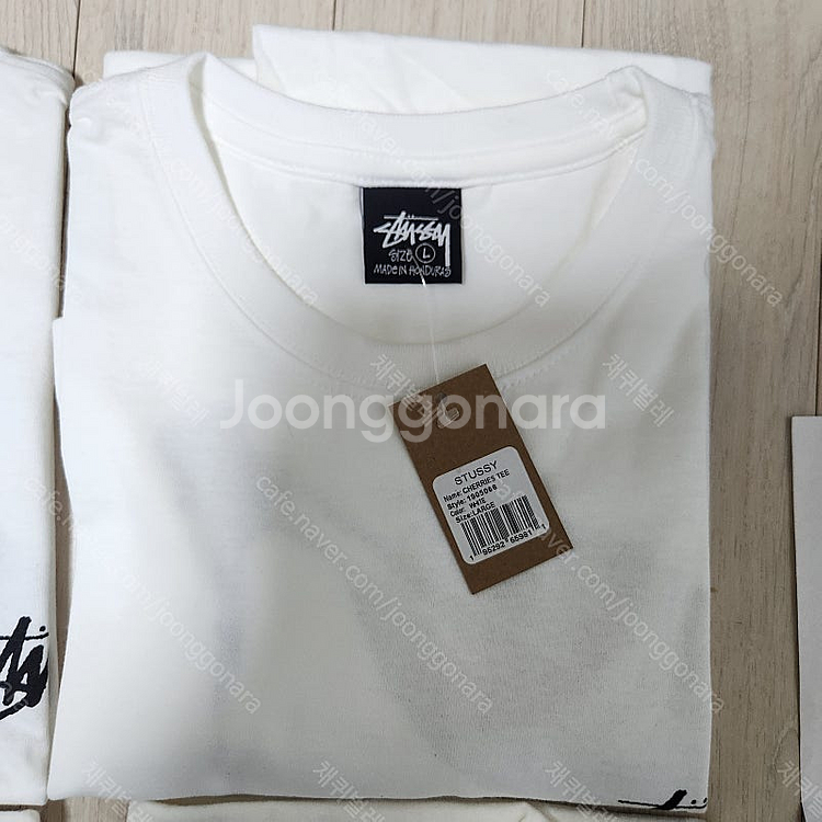 스투시 체리 반팔 화이트, 블랙 (M, L) 스투시 베...--2