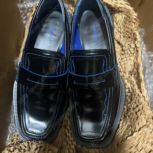 EU 36 사이즈 Zara x Ader Error Leather Loafers Black