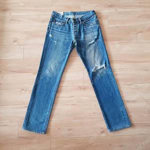 아베크롬비 Abercrombie. Destroyed vintage slim jean. 디스트로이드 연청 슬림진. 30사이즈.