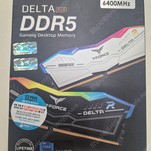 TeamGroup T-Force DDR5-6400 CL40 Delta RGB 패키지 서린 (32GB(16Gx2)) 택포