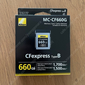 cfexpress type b 660gb (니콘 mc-cf660g) 미개봉