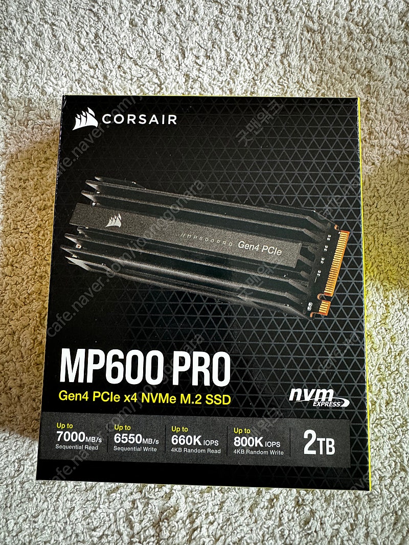 커세어 mp600 pro 2Tb 국내정품 미개봉