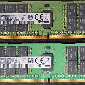 서버용 램 삼성 DDR4 16GB x2