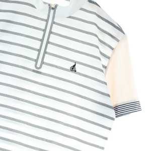 (L) 빈폴 반팔 카라 티셔츠 스트라이프 기능성 골프