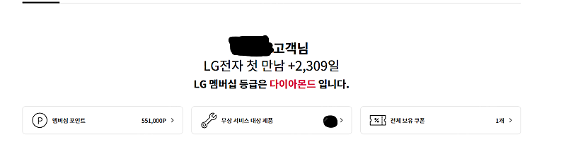 LG전자 포인트 55만원