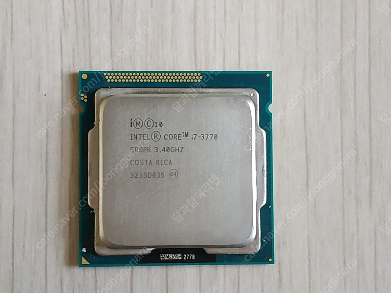인텔 i7 3770 CPU 팝니다.