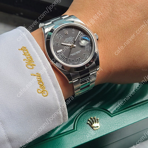 [정품] 롤렉스 데이저스트 41 그레이 윔블던 다이얼 (Rolex Datejust 41 Grey Roman)