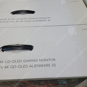 DELL AW3225QF 에일리언모니터 4k OLED 모델 미개봉으로 판매해요.