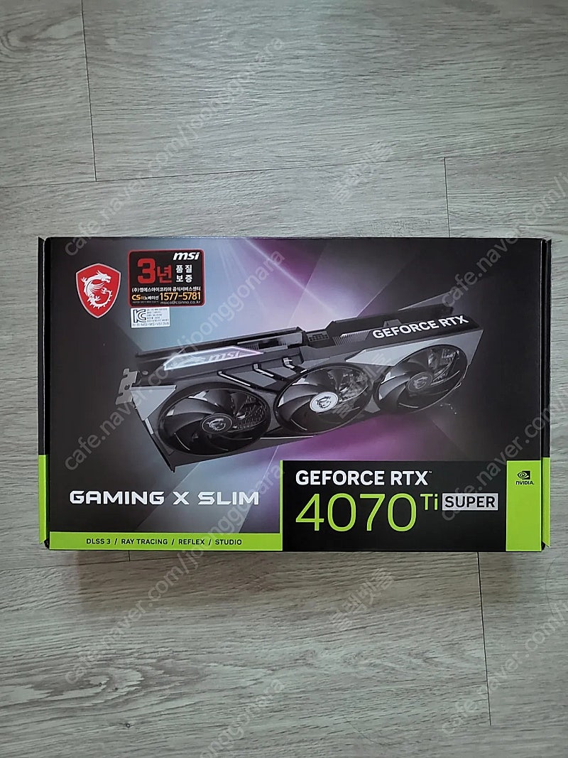 미개봉) RTX 4070TI SUPER GAMING X SLIM 4070TI 슈퍼