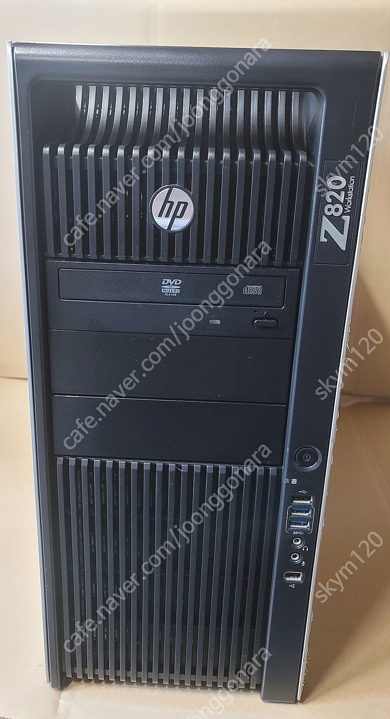 HP Z820 워크스테이션 E5-2680V2 2개 20코어 40스레드 128G램