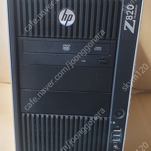 HP Z820 워크스테이션 E5-2680V2 2개 20코어 40스레드 128G램