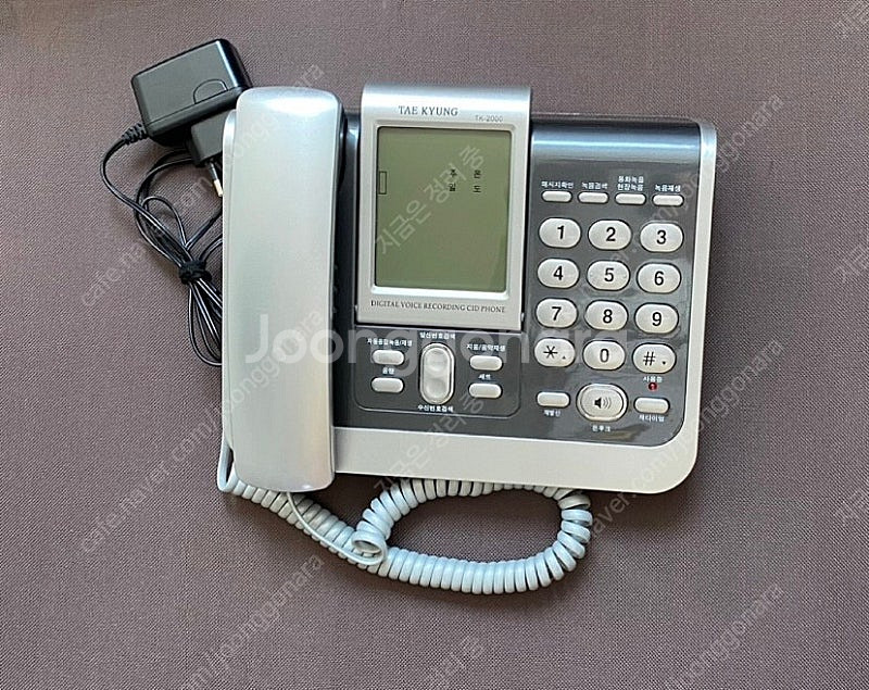 TK-2000 디지털 자동응답 유선 전화기 통화중 녹음...--0
