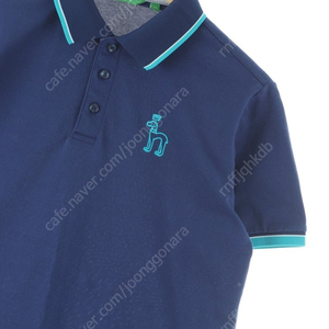 (XL) 헤지스 반팔 카라 티셔츠 블루 골프 올드스쿨 한정판