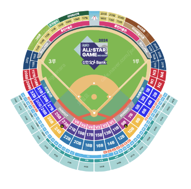 7/5 (금) 2024 KBO 올스타 프라이데이 퓨처스리그 1루 응원지정석 2연석 양도합니다