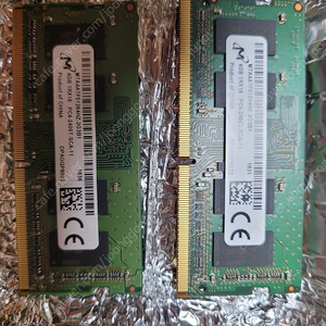 노트북 램 ddr4 4g 2개