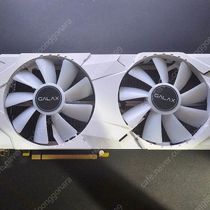 갤럭시 RTX 2070 SUPER EX 화이트 8G 그래픽카드 팝니다 최대2장