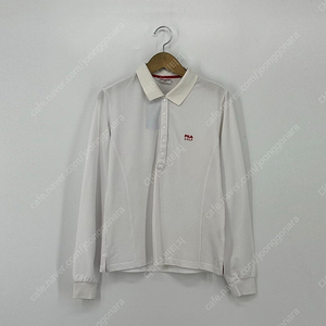 휠라 골프 긴팔 카라 티셔츠 골프웨어 (95 size / WHITE)