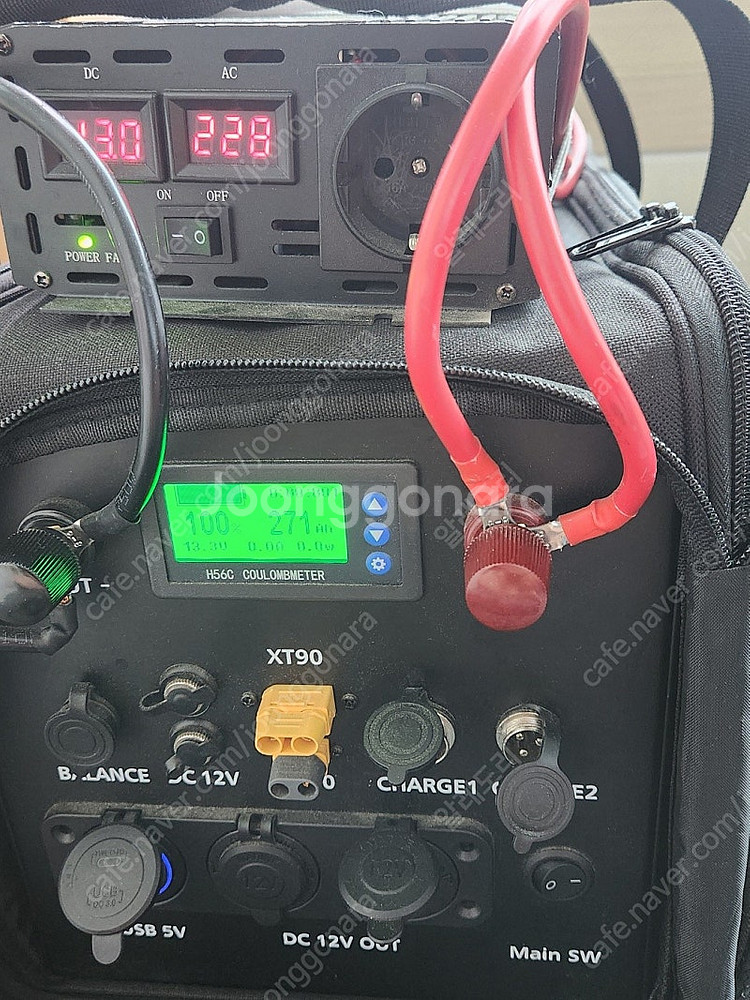다이펑 280a 인산철 파워뱅크 + 2000w 인버터--2